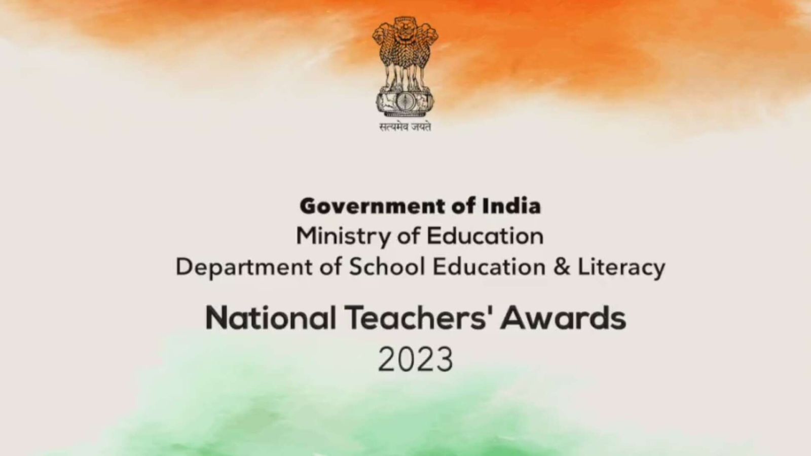 NationalTeachers Award 2023