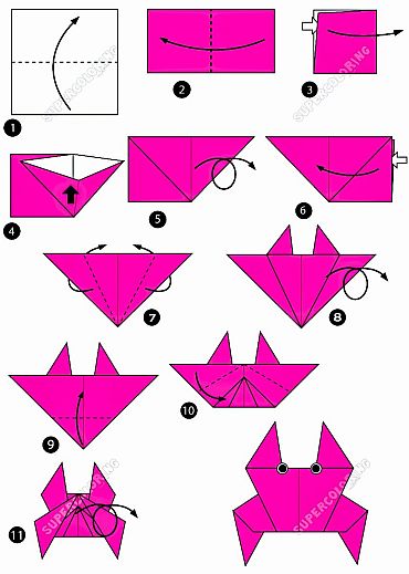 How to Make an Origami Crab