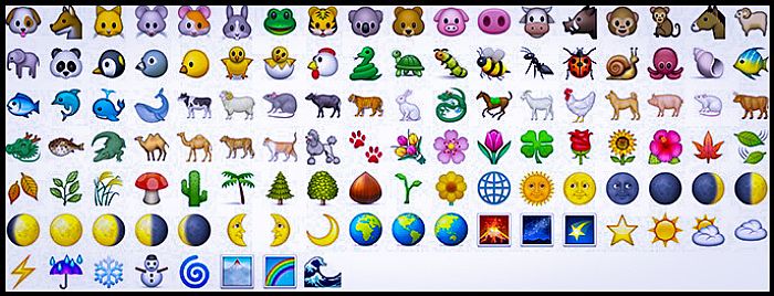 Emojis for nature 2023