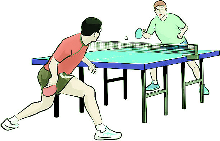 table tennis rules net on serve